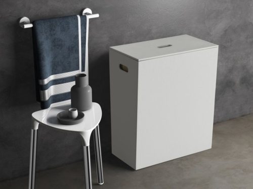 Szemetes, Sapho Luxury szemetes 49,5x61,8x29 cm, fehér 103702