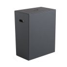 Szemetes, Sapho Luxury szemetes 49,5x61,8x29 cm, fekete 103714