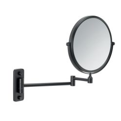   Kozmetikai tükör, Sapho Gaia kozmetikai tükör átmérő: 18 cm, matt fekete CO202414