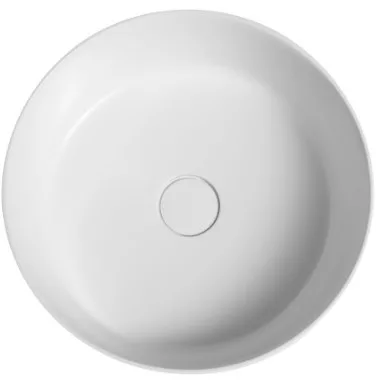 Mosdó, Sapho Thin pultra szerelhető rockstone mosdó, 38 cm, carina/matt fehér WN548-41