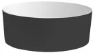 Mosdó, Sapho Thin pultra szerelhető rockstone mosdó, 38 cm, carina/matt fehér WN548-41