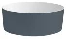 Mosdó, Sapho Thin pultra szerelhető rockstone mosdó, 38 cm, siena/matt fehér WN548-42