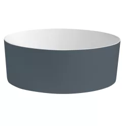   Mosdó, Sapho Thin pultra szerelhető rockstone mosdó, 38 cm, siena/matt fehér WN548-42