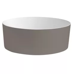   Mosdó, Sapho Thin pultra szerelhető rockstone mosdó, 38 cm, agila/matt fehér WN548-43