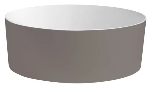 Mosdó, Sapho Thin pultra szerelhető rockstone mosdó, 38 cm, agila/matt fehér WN548-43
