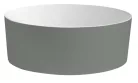 Mosdó, Sapho Thin pultra szerelhető rockstone mosdó, 38 cm, verde/matt fehér WN548-44