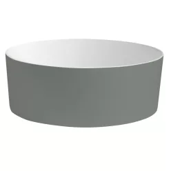   Mosdó, Sapho Thin pultra szerelhető rockstone mosdó, 38 cm, verde/matt fehér WN548-44
