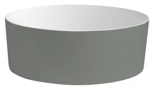Mosdó, Sapho Thin pultra szerelhető rockstone mosdó, 38 cm, verde/matt fehér WN548-44