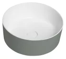 Mosdó, Sapho Thin pultra szerelhető rockstone mosdó, 38 cm, verde/matt fehér WN548-44