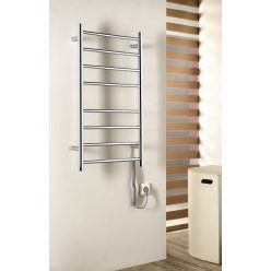   Egyenes radiátor,Sapho Redondo elektromos törölközőszárító 50x90 cm,75 W, inox ER220V