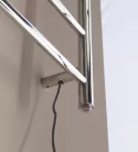 Egyenes radiátor,Sapho Redondo elektromos törölközőszárító 50x90 cm,75 W, inox ER220V