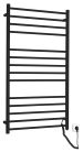 Egyenes radiátor, Sapho Redondo elektromos törölközőszárító 63x116 cm,130 W,fekete ER230BV