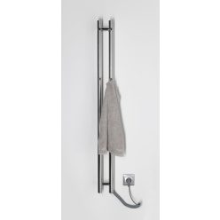   Egyenes radiátor, Sapho Papinado elektromos törölközőszárító 10,9x120 cm, 40 W, króm ER740