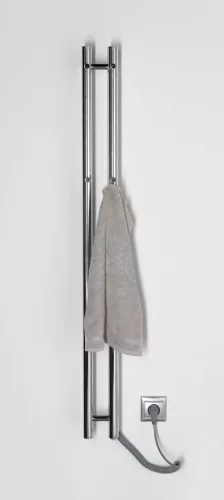 Egyenes radiátor, Sapho Papinado elektromos törölközőszárító 10,9x120 cm, 40 W, króm ER740