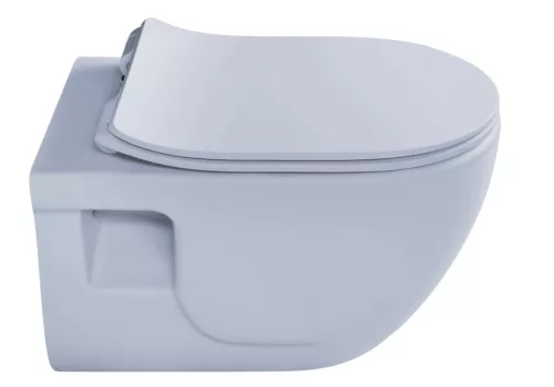 WC, Sapho Brilla Rimless fali wc 35,5x53cm, matt kék 100614-107