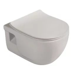   WC, Sapho Brilla Rimless fali wc 35,5x53cm, matt latte 100614-114