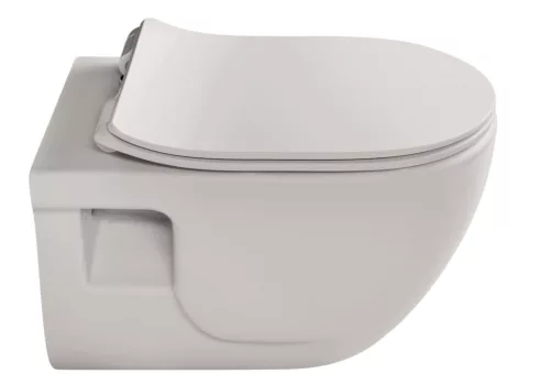 WC, Sapho Brilla Rimless fali wc 35,5x53cm, matt latte 100614-114