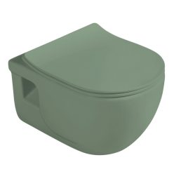   WC, Sapho Brilla Rimless fali wc 35,5x53cm, matt zöld 100614-128