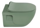 WC, Sapho Brilla Rimless fali wc 35,5x53cm, matt zöld 100614-128