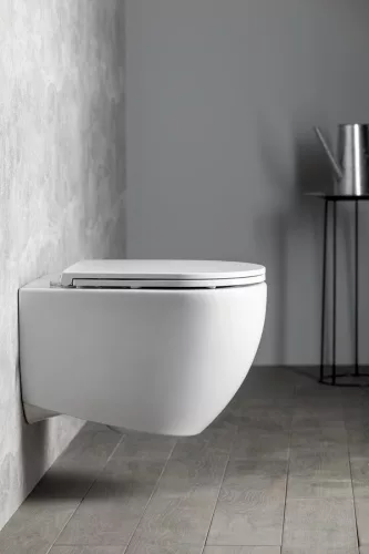 WC, Sapho Isvea Infinity Rimless fali wc 36,5x53 cm, fehér 10NF02004