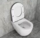 WC, Sapho Isvea Infinity Rimless fali wc 36,5x53 cm, fehér 10NF02004