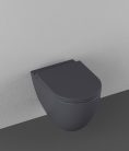 WC, Sapho Isvea Infinity Rimless fali wc 36,5x53 cm, antracit 10NF02004-2C
