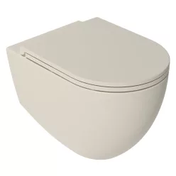   WC, Sapho Isvea Infinity Rimless fali wc 36,5x53 cm, elefántcsont 10NF02004-2K