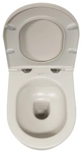 WC, Sapho Isvea Infinity Rimless fali wc 36,5x53 cm, elefántcsont 10NF02004-2K