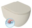 WC, Sapho Isvea Infinity Rimless fali wc 36,5x53 cm, elefántcsont 10NF02004-2K