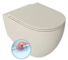 WC, Sapho Isvea Infinity Rimless fali wc 36,5x53 cm, elefántcsont 10NF02004-2K