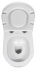 WC, Sapho Isvea Infinity Rimless fali wc 36,5x53 cm, matt fehér 10NF02004-2L