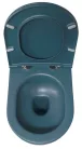 WC, Sapho Isvea Infinity Rimless fali wc 36,5x53 cm, benzin zöld 10NF02004-2P