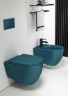 WC, Sapho Isvea Infinity Rimless fali wc 36,5x53 cm, benzin zöld 10NF02004-2P
