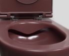 WC, Sapho Isvea Infinity Rimless fali wc 36,5x53 cm, gesztenyevörös 10NF02004-2R