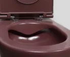 WC, Sapho Isvea Infinity Rimless fali wc 36,5x53 cm, gesztenyevörös 10NF02004-2R