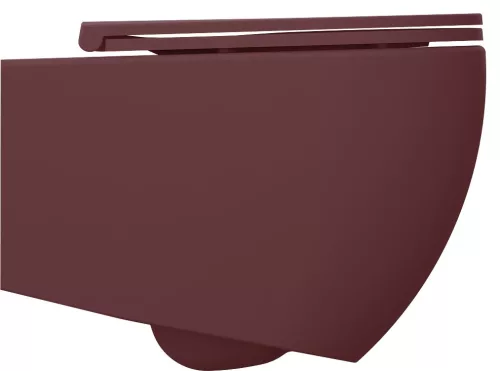 WC, Sapho Isvea Infinity Rimless fali wc 36,5x53 cm, gesztenyevörös 10NF02004-2R