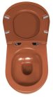 WC, Sapho Isvea Infinity Rimless fali wc 36,5x53 cm, terracotta 10NF02004-2U