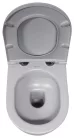 WC, Sapho Isvea Infinity Rimless fali wc 36,5x53 cm, szürke 10NF02004-2V