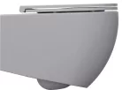 WC, Sapho Isvea Infinity Rimless fali wc 36,5x53 cm, szürke 10NF02004-2V