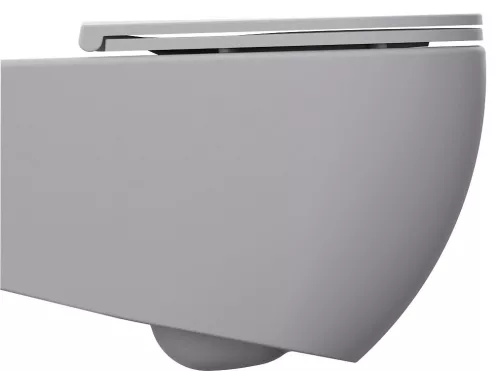 WC, Sapho Isvea Infinity Rimless fali wc 36,5x53 cm, szürke 10NF02004-2V