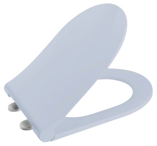 WC tető, Sapho Avva slim wc ülőke, soft-close, matt kék 100787-107