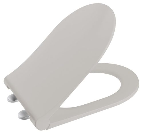 WC tető, Sapho Avva slim wc ülőke, soft-close, matt latte 100787-114