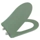 WC tető, Sapho Avva slim wc ülőke, soft-close, matt zöld 100787-128