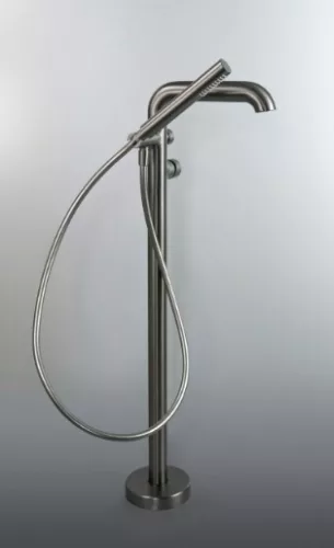 Kádtöltő csaptelep,Deante Silia kádtöltő csaptelep, szabadonálló, zuhanyszettel,titanium BQS_D17M