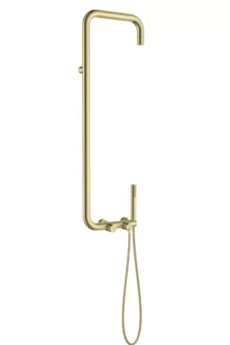 Zuhanyszett, Deante Silia zuhanyszett zuhany csapteleppel, szálcsiszolt arany NQS_R4XM