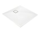 Zuhanytálca, Deante Correo szögletes, gránit zuhanytálca, alabástrom 90x90 KQR_A41B