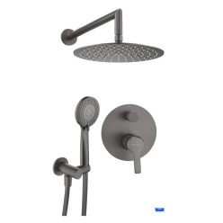   Zuhanyszett, Deante Arnika falsík alatti zuhanyszett, titanium NAC_D9QP