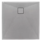 Zuhanytálca, Deante Correo szögletes, gránit zuhanytálca, metálszürke 90x90 KQR_S41B