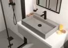 Zuhanytálca, Deante Correo szögletes, gránit zuhanytálca, metálszürke 90x90 KQR_S41B