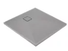 Zuhanytálca, Deante Correo szögletes, gránit zuhanytálca, metálszürke 90x90 KQR_S41B